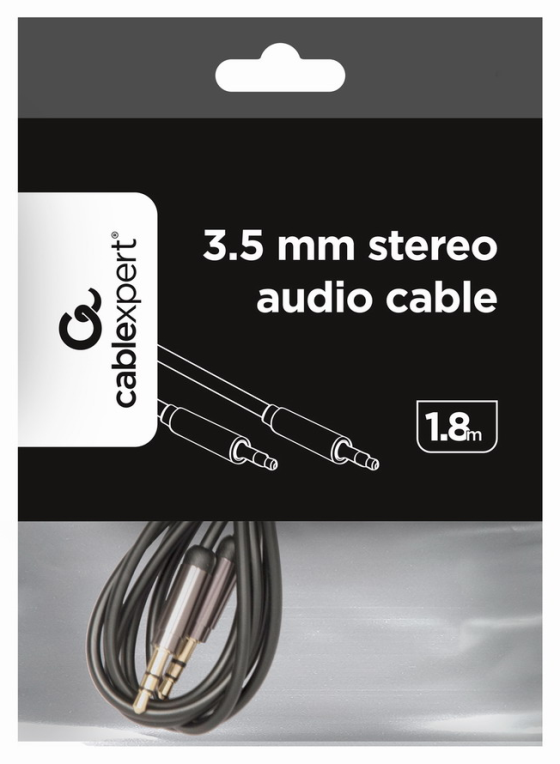 CABLE AUDIO GEMBIRD ESTEREO DE 3,5 MM, 1,8 M - detalle