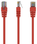Cable CAT5E UTP moldeado 0,25m Rojo
