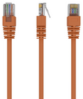 Cable CAT5E UTP moldeado 1m Naranja