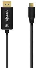 CABLE CONVERSOR AISENS ALUMINIO USB-C A DISPLAYPORT 8K60HZ 1.8M