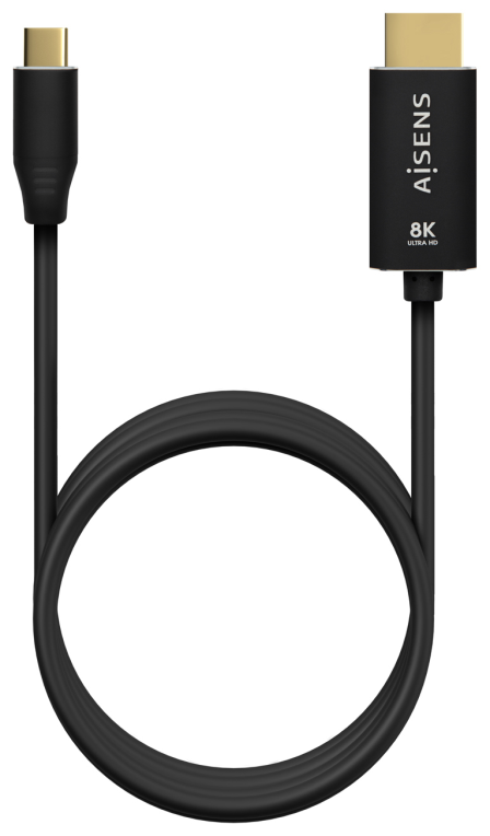 CABLE CONVERSOR AISENS ALUMINIO USB-C A HDMI 2.1 8K60HZ 2.0M - detalle