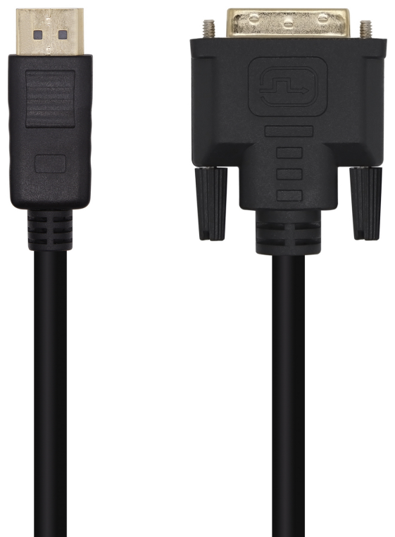 CABLE CONVERSOR AISENS DISPLAYPORT A DVI DP/M-DVI/M NEGRO 3.0M - detalle