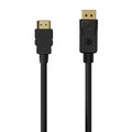 AISENS Cable Conversor DISPLAYPORT a HDMI. DP/M-HDMI/M. Negre. 0.5M