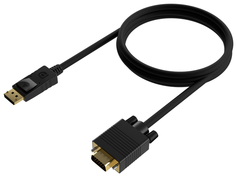 CABLE CONVERSOR AISENS DISPLAYPORT A VGA DP/M-VGA/M NEGRO 1.0M - detalle