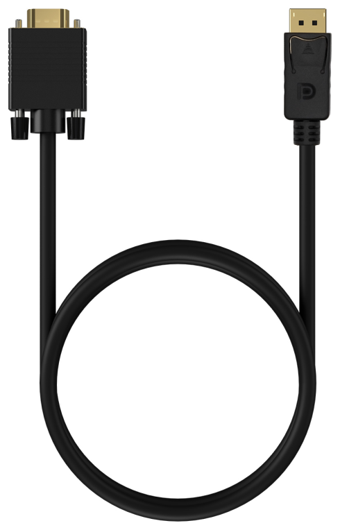 CABLE CONVERSOR AISENS DISPLAYPORT A VGA DP/M-VGA/M NEGRO 1.0M - detalle
