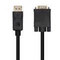AISENS Cable Conversor DisplayPort A VGA. DP/M-VGA/M. Negre. 3.0m