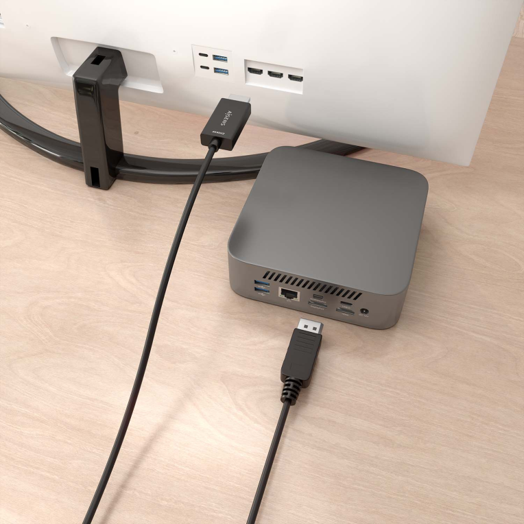 CABLE CONVERSOR AISENS DISPLAYPORT/M A HDMI/M 4K@60HZ NEGRO 1.0M - detalle