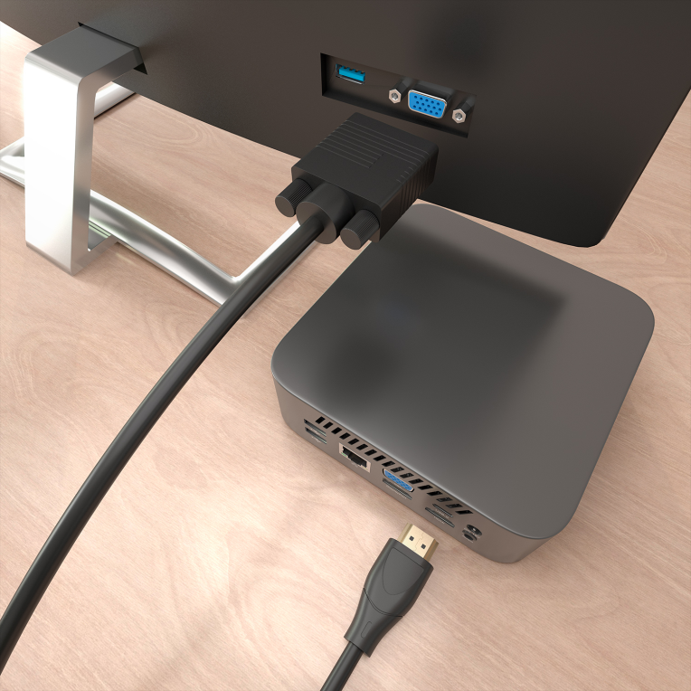 CABLE CONVERSOR AISENS HDMI A SVGA HDMI A/M-SVGA/M NEGRO 1.0M - detalle