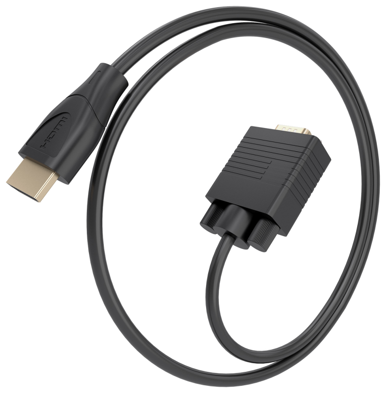 CABLE CONVERSOR AISENS HDMI A SVGA HDMI A/M-SVGA/M NEGRO 1.0M - detalle