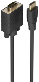 AISENS Cable Conversor HDMI a SVGA. HDMI A/M-SVGA/M. Negro. 2.0m