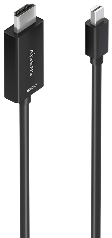 CABLE CONVERSOR AISENS MINI DP/M A HDMI/M 4K@60HZ NEGRO 3.0M