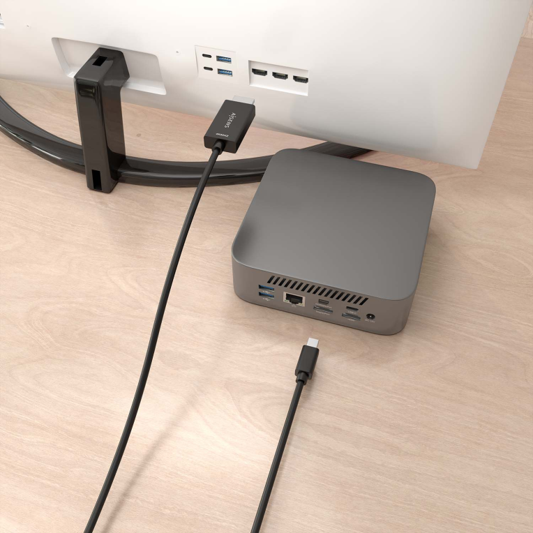 CABLE CONVERSOR AISENS MINI DP/M A HDMI/M 4K@60HZ NEGRO 3.0M - detalle