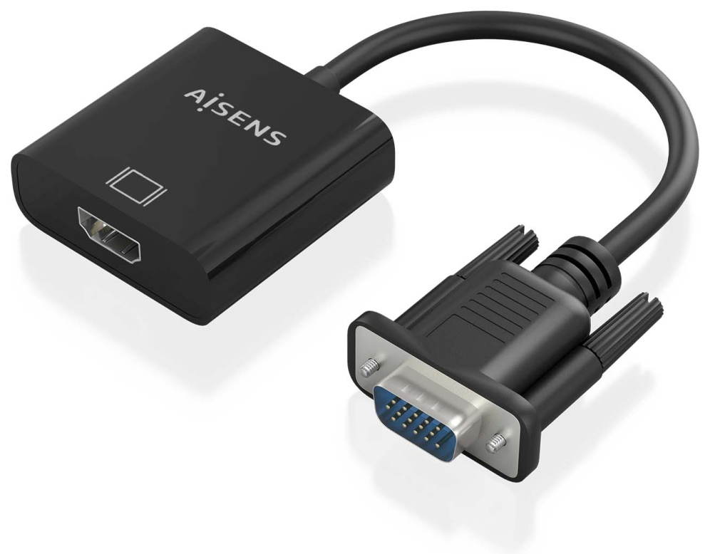 CABLE CONVERSOR AISENS SVGA/M+JACK 3.5/H+USB MICROB/H A HDMI A/H 20CM