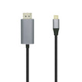 AISENS Cable convertidor USB-C a Displayport 4K@60HZ. USB-C/M-DP/M. Negre. 1.8m