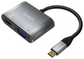 CABLE CONVERSOR AISENS USB-C A VGA/HDMI 4K GRIS 15CM