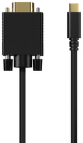 CABLE CONVERSOR AISENS USB-C A VGA USB-C/M-HDB15/M NEGRO 1.8M
