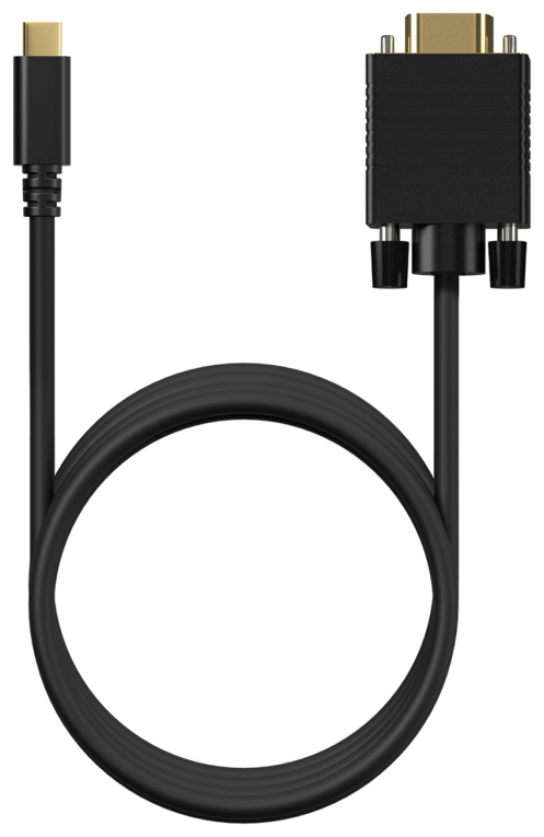 CABLE CONVERSOR AISENS USB-C A VGA USB-C/M-HDB15/M NEGRO 1.8M - detalle