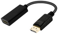 CABLE CONVERTIDOR EWENT DISPLAYPORT MACHO A HDMI TIPO A HEMBRA 0,15m
