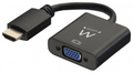 CABLE CONVERTIDOR EWENT HDMI MACHO - VGA HEMBRA CON AUDIO 0,15 METROS