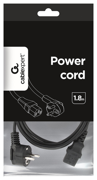 CABLE DE ALIMENTACION GEMBIRD C13 1.8M - detalle