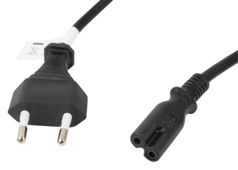 CABLE DE ALIMENTACION LANBERG OCHO CEE 7/16 A IEC320 C7 1.8M
