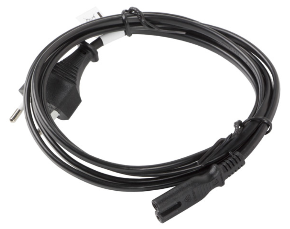 CABLE DE ALIMENTACION LANBERG OCHO CEE 7/16 A IEC320 C7 1.8M - detalle