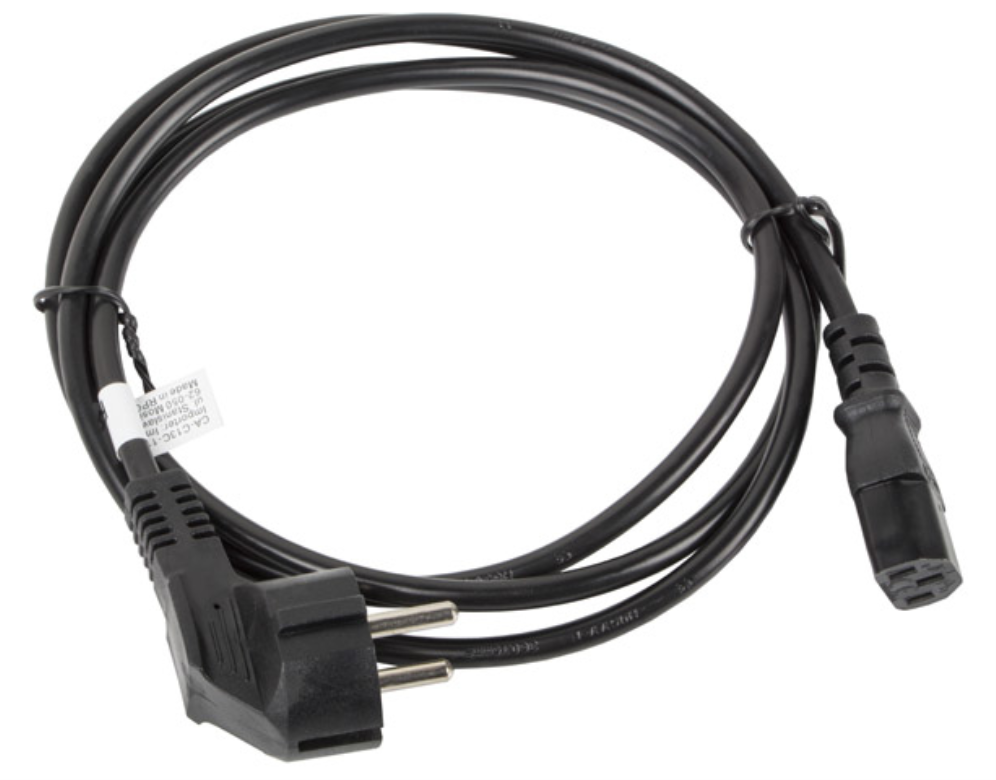 CABLE DE ALIMENTACION LANBERG SCHUKO CEE 7/7 A IEC320 C13 1.8M - detalle