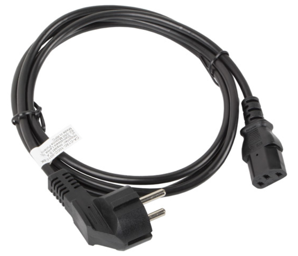 CABLE DE ALIMENTACION LANBERG SCHUKO CEE 7/7 A IEC320 C13 1.8M