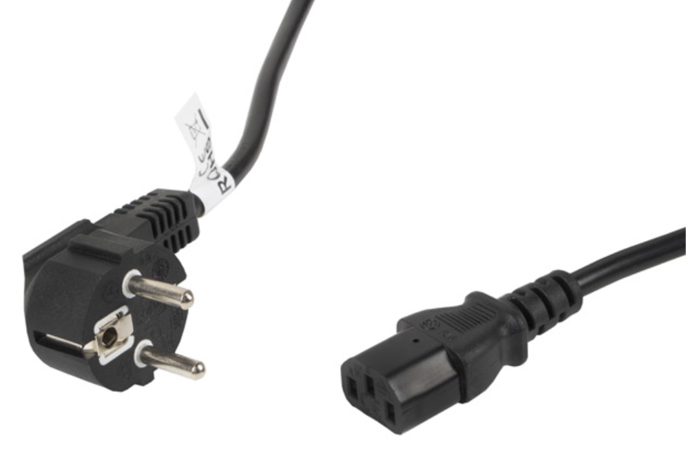 CABLE DE ALIMENTACION LANBERG SCHUKO CEE 7/7 A IEC320 C13 10M - detalle