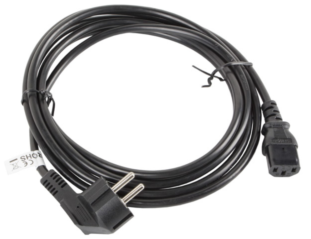 CABLE DE ALIMENTACION LANBERG SCHUKO CEE 7/7 A IEC320 C13 5M - detalle