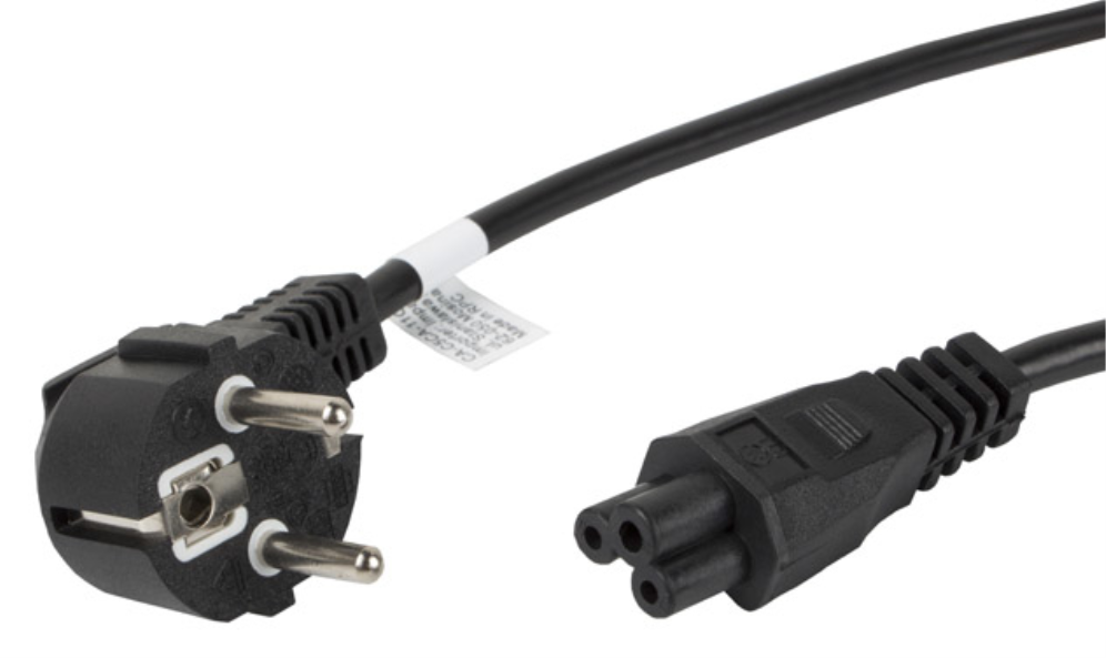 CABLE DE ALIMENTACION LANBERG TREBOL SCHUKO CEE 7/7 A IEC320 C5 1.8M - detalle