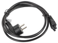 Lanberg CA-C5CA-11CC-0018-BK cable de transmisión Negro 1.8 m CEE7/7 C5 acoplador