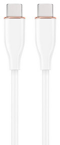 CABLE DE CARGA Y DATOS GEMBIRD (PD) TIPO-C SILICONA ALTA CALIDAD 1,5M BLANCO