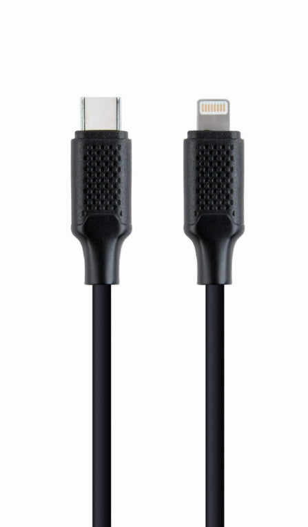 Gembird CC-USB2-CM8PM-1.5M cable de conector Lightning 1.5 m Negro