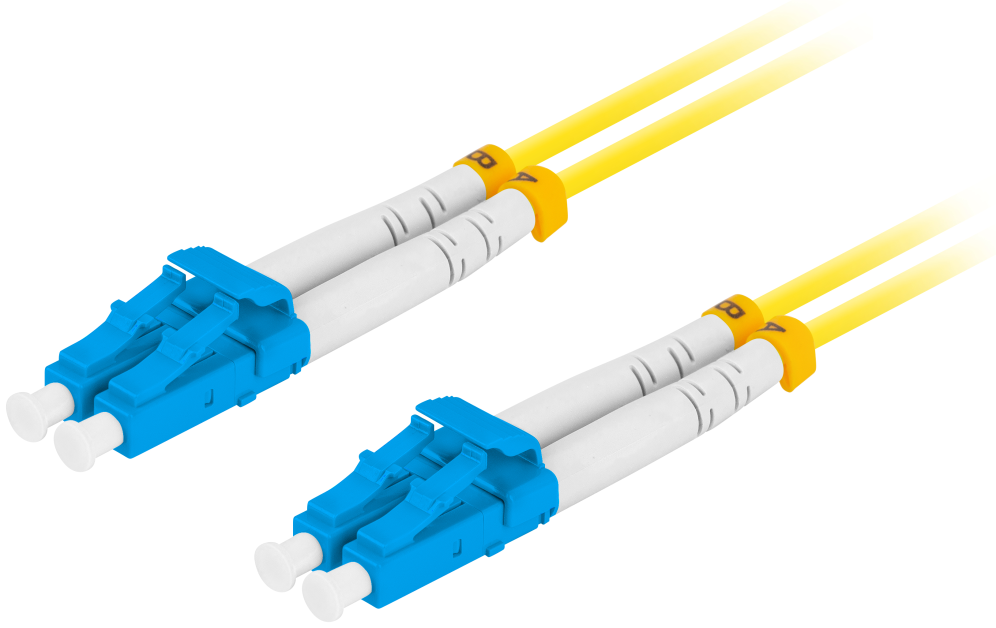 CABLE DE FIBRAOPTICA LANBERG 1M MONO LC/UPC-LC/UPC DUPLEX G657A1 LSZH AMARILL - detalle