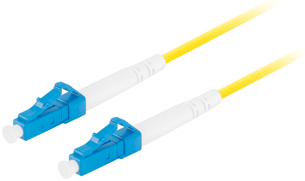 CABLE DE FIBRAOPTICA LANBERG 1M MONO LC/UPC-LC/UPC SIMPLEX G657A1 LSZH AMARILL - detalle