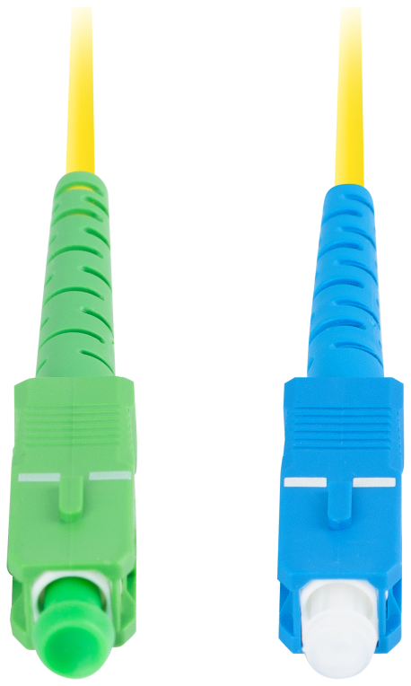 CABLE DE FIBRAOPTICA LANBERG 1M MONO SC/APC-SC/UPC SIMPLEX G657A1 LSZH AMARILL - detalle