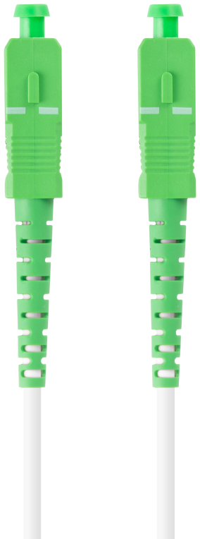 CABLE DE FIBRAOPTICA LANBERG 20M MONO SC/APC-SC/APC SIMPLEX G657A2 LSZH BLANC