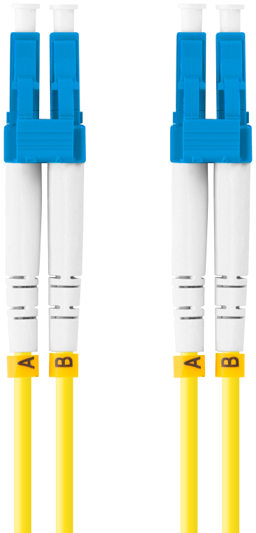 CABLE DE FIBRAOPTICA LANBERG 2M MONO LC/UPC-LC/UPC DUPLEX G657A1 LSZH AMARILL