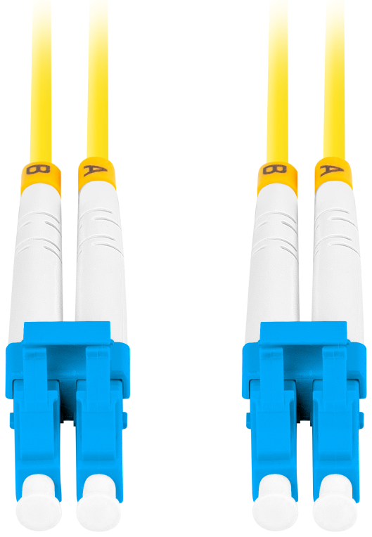 CABLE DE FIBRAOPTICA LANBERG 2M MONO LC/UPC-LC/UPC DUPLEX G657A1 LSZH AMARILL - detalle