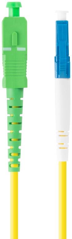 CABLE DE FIBRAOPTICA LANBERG 2M MONO LC/UPC-SC/APC SIMPLEX G657A1 LSZH AMARILL