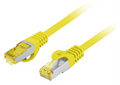 CABLE DE RED LANBERG LATIGUILLO CAT.6A S/FTP LSZH CU 2M AMARILLO FLUKE PASSED