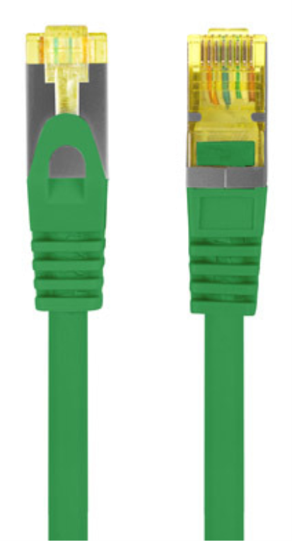 CABLE DE RED LANBERG LATIGUILLO CAT.6A S/FTP LSZH CU 2M VERDE FLUKE PASSED - detalle
