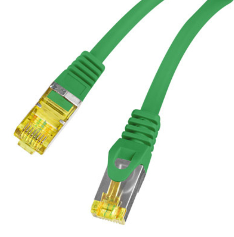 CABLE DE RED LANBERG LATIGUILLO CAT.6A S/FTP LSZH CU 2M VERDE FLUKE PASSED - detalle