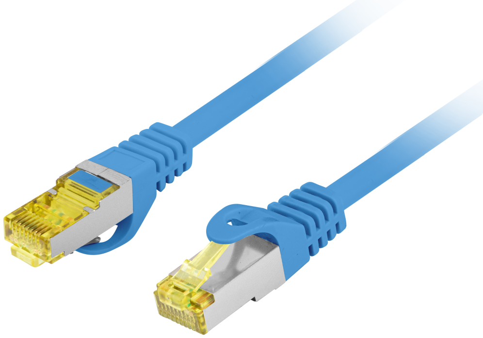Lanberg PCF6A-10CU-0200-B cable de red Azul 2 m Cat6a S/FTP (S-STP) Alrededor