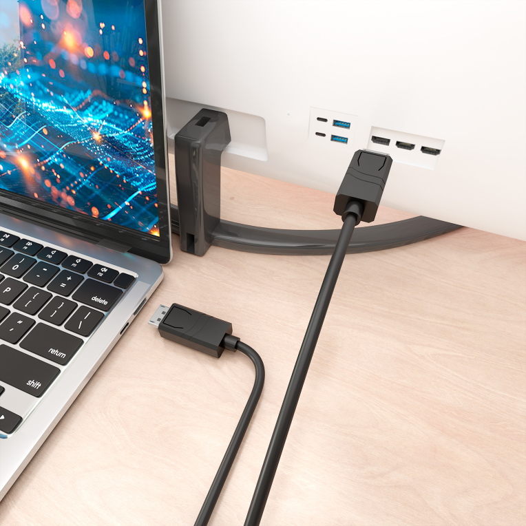 CABLE DISPLAYPORT AISENS CCS V1.4 8K60HZ DP/M-DP/M NEGRO 3.0M - detalle