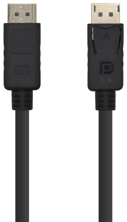 CABLE DISPLAYPORT AISENS V1.4 8K60HZ M/M NEGRO 2.0M