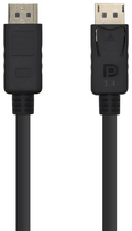 CABLE DISPLAYPORT AISENS V1.4 8K60HZ M/M NEGRO 2.0M