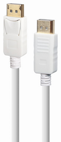 CABLE DISPLAYPORT GEMBIRD 4K DE 1,8 M, BLANCO