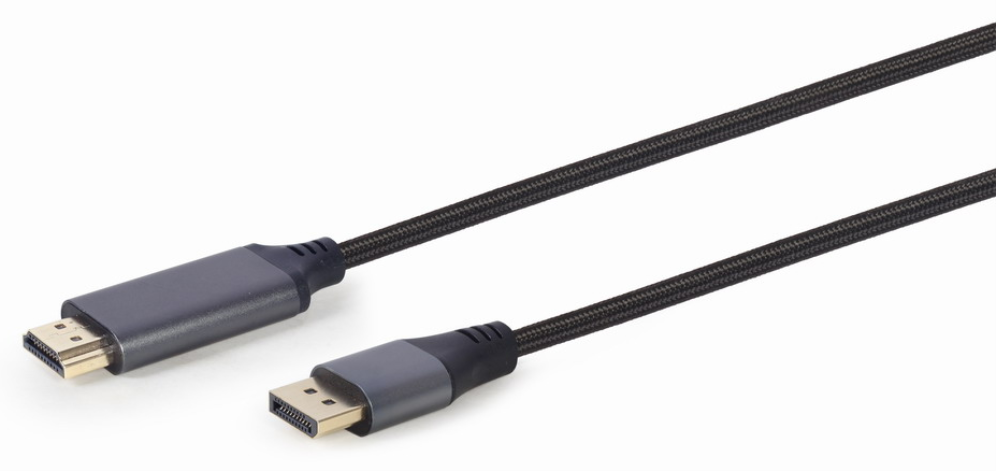 CABLE DISPLAYPORT GEMBIRD A HDMI MACHO MACHO 4K V1.2 1,8 "PREMIUM SERIES" - detalle